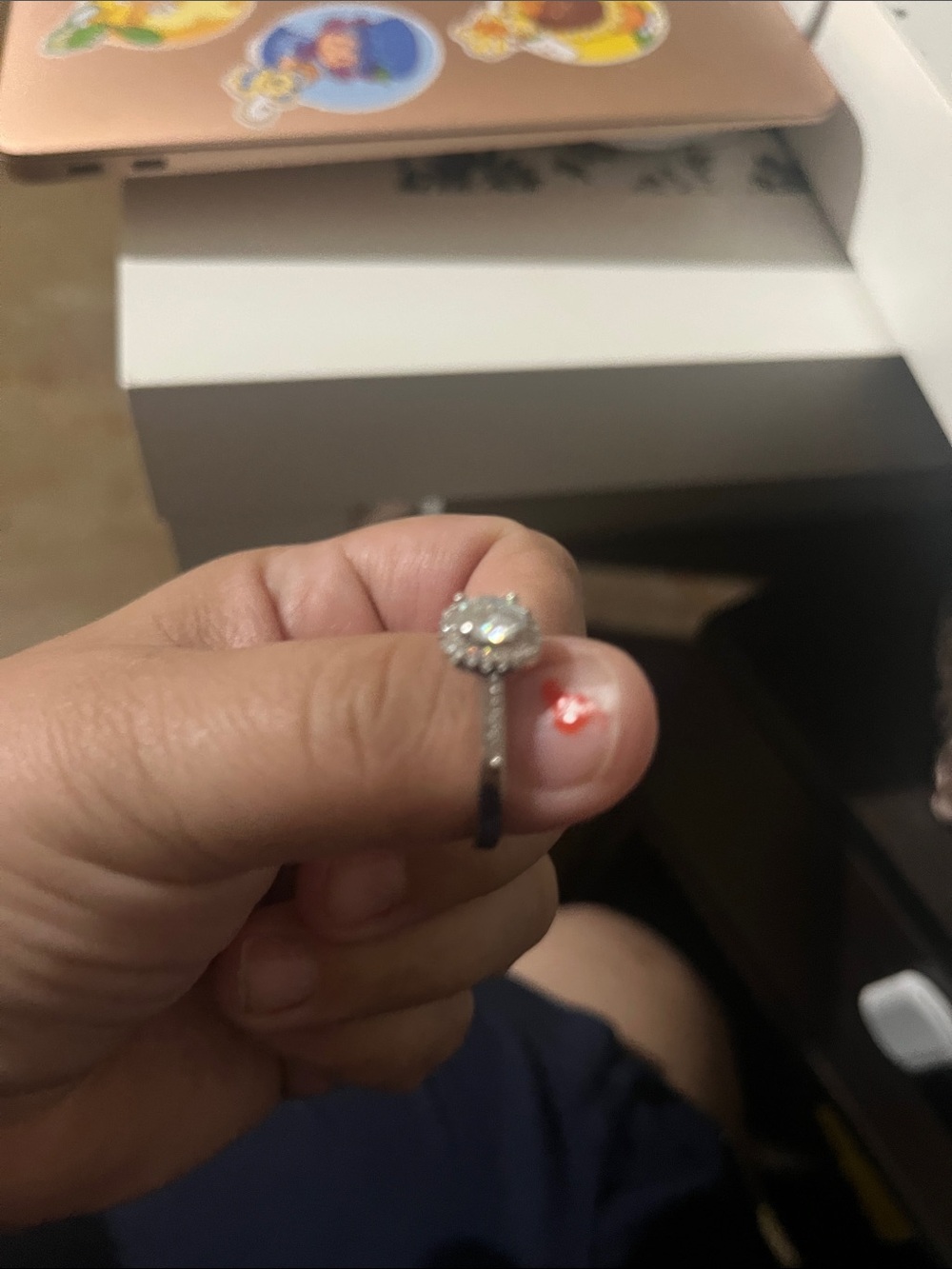 Silver ring - Picture 2 of 3